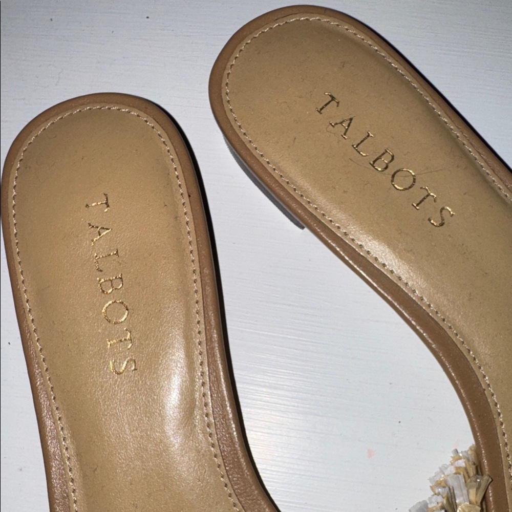 SALE Talbots Raffia Sandals - Picture 4 of 5